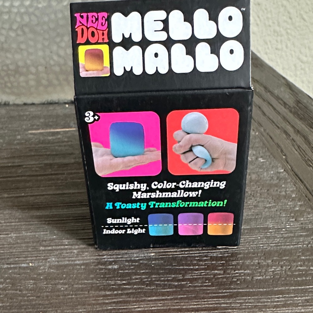 VIRAL 🌪️🐣 NeeDoh Mello Mallo Color-Changing Marshmallow Squishy - Yellow 🐣🚀 - Picture 7 of 11